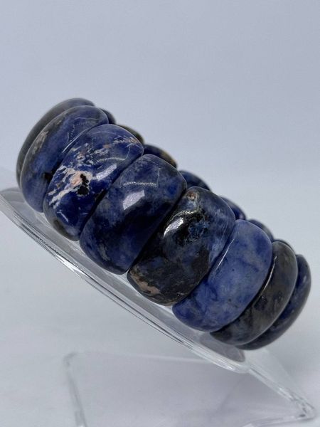 Браслет з содаліту 22*12 мм 18,8 см 12622 фото